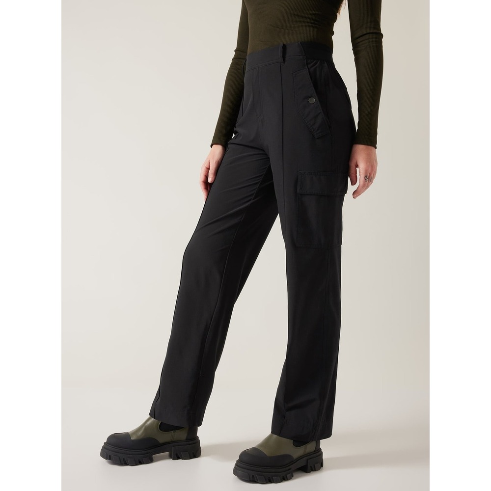 Athleta Vienna Cargo Pant Black BCI Certified Plus Size‎ 24 casual Athletic